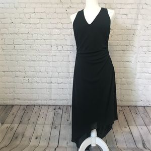 David Meister Black halter dress
